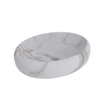 Umywalka nablatowa LAVITA Halia - umywalka wzór marmur